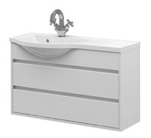 Тумба белый глянец 88,3 см L Belux Лира НП 90-02