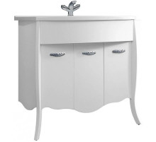 Тумба белый глянец 90,2 см Belux Бриз Н 85