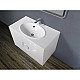 Заказать Тумба Bianco Lucido 90 см BelBagno Onda ONDA-900-2C-SO-BL в магазине сантехники Santeh-Crystal.ru