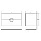 Заказать Тумба Bianco Lucido 90 см BelBagno Onda ONDA-900-2C-SO-BL в магазине сантехники Santeh-Crystal.ru