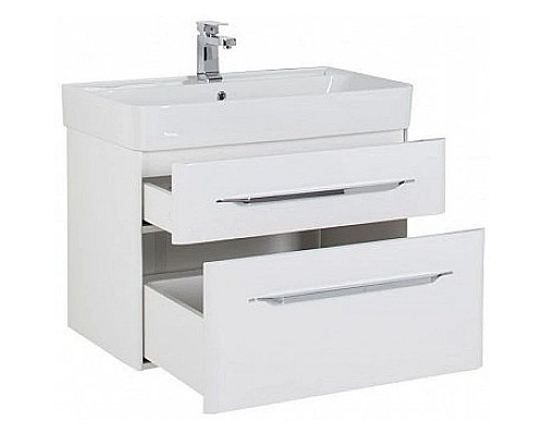 Заказать Тумба белый глянец 78,7 см Aquanet Виченца 00196963 в магазине сантехники Santeh-Crystal.ru