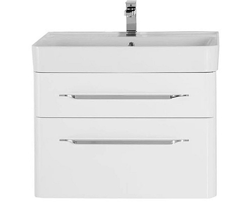 Заказать Тумба белый глянец 78,7 см Aquanet Виченца 00196963 в магазине сантехники Santeh-Crystal.ru