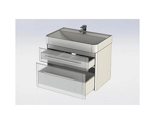 Заказать Тумба белый глянец 78,7 см Aquanet Виченца 00196963 в магазине сантехники Santeh-Crystal.ru