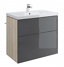 Тумба серый/ясень 79 см Cersanit Smart SU-SMA-CO80/Gr