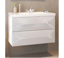 Тумба белый глянец 78,8 см Marka One Elegant У69407