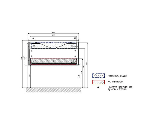 Купить Тумба белый глянец 89 см Marka One Lisse У67844 в магазине сантехники Santeh-Crystal.ru