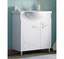 Тумба белый глянец 81 см Corozo Венеция SD-00000345