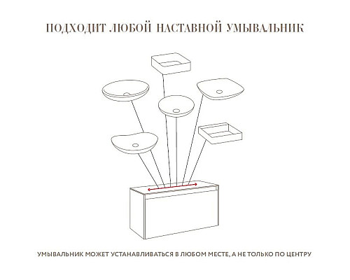 Заказать Тумба бетон светлый 80 см Aqwella 5 Stars Mobi MOB0108BS/ MOB0708BS/ T в магазине сантехники Santeh-Crystal.ru