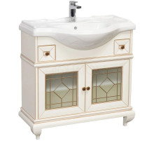 Тумба Беатриче 85 слоновая кость патина Aquaton 1A191701BEM60