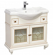 Тумба Беатриче 85 слоновая кость патина Aquaton 1A191701BEM60