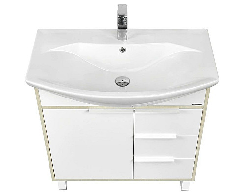 Santeh-Crystal.ru: Тумба белый глянец/ясень фабрик 76 см Акватон Рико 1A215401RIB90 Заказать Тумба белый глянец/ясень фабрик 76 см Акватон Рико 1A215401RIB90 в магазине сантехники Santeh-Crystal.ru