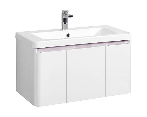 Купить Тумба белый глянец 84,4 см Акватон Шерилл 1A208801SH010 в магазине сантехники Santeh-Crystal.ru