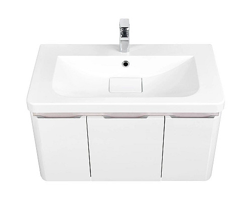 Купить Тумба белый глянец 84,4 см Акватон Шерилл 1A208801SH010 в магазине сантехники Santeh-Crystal.ru