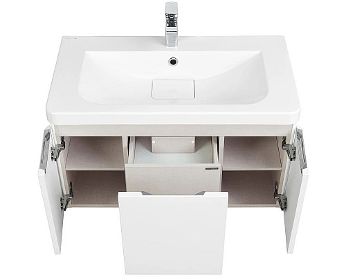 Купить Тумба белый глянец 84,4 см Акватон Шерилл 1A208801SH010 в магазине сантехники Santeh-Crystal.ru