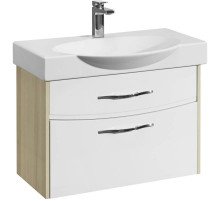 Тумба белый глянец/ясень коимбра 73 см Акватон Инфинити 1A192001IFSC0