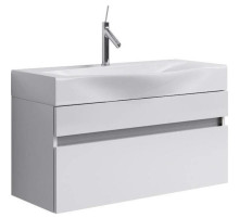 Тумба с раковиной белый глянец 80 см Aqwella 5 Stars Bergamo SETBer.01.08/W/Ber.08.04.D
