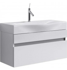 Тумба с раковиной белый глянец 80 см Aqwella 5 Stars Bergamo SETBer.01.08/W/Ber.08.04.D