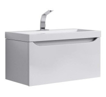 Тумба с раковиной белый глянец 80 см Aqwella 5 Stars Verona SETVer.01.08/W/Inf.08.04.D