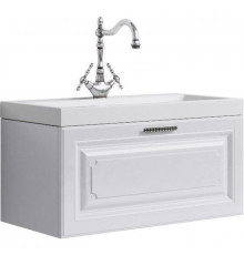 Тумба с раковиной белый глянец 80 см Aqwella 5 Stars Empire SETEmp.01.08/W/Inf.08.04.D