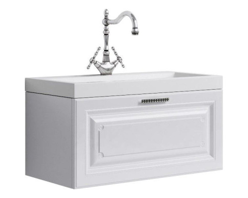 Заказать Тумба с раковиной белый глянец 80 см Aqwella 5 Stars Empire SETEmp.01.08/W/Inf.08.04.D в магазине сантехники Santeh-Crystal.ru