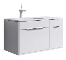 Тумба с раковиной белый глянец 91,8 см Aqwella 5 Stars Malaga SETMal.01.09/L/Mal.09.04.D-L