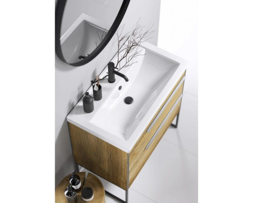 Приобрести Тумба с раковиной дуб балтийский 81 см Aqwella 5 Stars Fargo SETFRG0108DB/4640021064733 в магазине сантехники Santeh-Crystal.ru