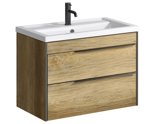 Приобрести Тумба с раковиной дуб балтийский 81 см Aqwella 5 Stars Fargo SETFRG0108DB/4640021064733 в магазине сантехники Santeh-Crystal.ru