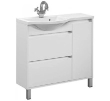 Тумба белый глянец 88,3 см L Belux Лира НП 91-02