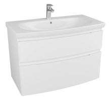 Тумба с раковиной белый глянец 90 см OWL 1975 Gotland SETOW01.02.00/OWLB19-16090