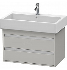 Тумба бетонно-серый матовый 75 см Duravit Ketho KT663700707