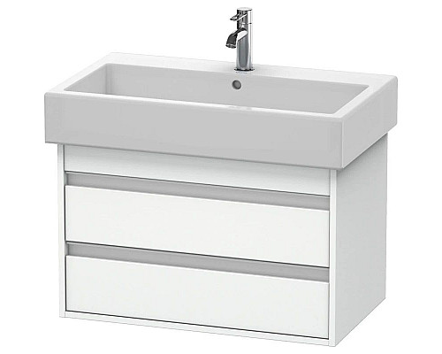 Приобрести Тумба белый матовый 75 см Duravit Ketho KT663701818 в магазине сантехники Santeh-Crystal.ru