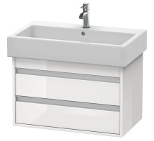 Тумба белый глянец 75 см Duravit Ketho KT663702222