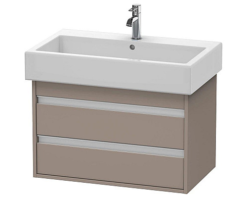 Купить Тумба базальт матовый 75 см Duravit Ketho KT663704343 в магазине сантехники Santeh-Crystal.ru