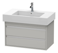 Тумба бетонно-серый матовый 80 см Duravit Ketho KT664000707
