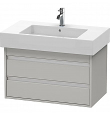 Тумба бетонно-серый матовый 80 см Duravit Ketho KT664000707