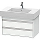 Купить Тумба белый матовый 80 см Duravit Ketho KT664001818 в магазине сантехники Santeh-Crystal.ru