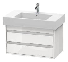Тумба белый глянец 80 см Duravit Ketho KT664002222