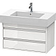 Купить Тумба белый глянец 80 см Duravit Ketho KT664002222 в магазине сантехники Santeh-Crystal.ru
