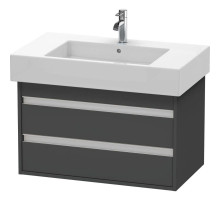 Тумба графит матовый 80 см Duravit Ketho KT664004949