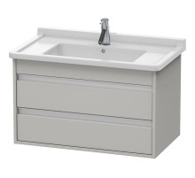 Тумба бетонно-серый матовый 80 см Duravit Ketho KT664400707