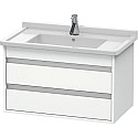 Тумба белый матовый 80 см Duravit Ketho KT664401818