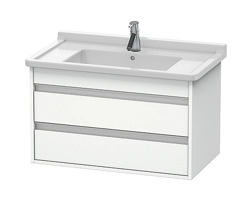 Заказать Тумба белый матовый 80 см Duravit Ketho KT664401818 в магазине сантехники Santeh-Crystal.ru