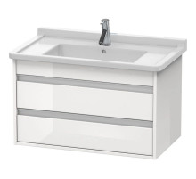 Тумба белый глянец 80 см Duravit Ketho KT664402222