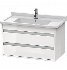 Тумба белый глянец 80 см Duravit Ketho KT664402222