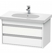 Тумба белый матовый 80 см Duravit Ketho KT664701818