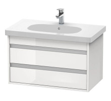 Тумба белый глянец 80 см Duravit Ketho KT664702222