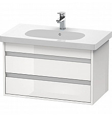 Тумба белый глянец 80 см Duravit Ketho KT664702222