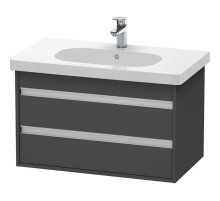 Тумба графит матовый 80 см Duravit Ketho KT664704949