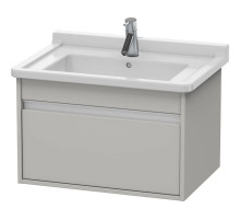 Тумба бетонно-серый матовый 80 см Duravit Ketho KT666400707
