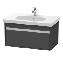 Тумба графит матовый 80 см Duravit Ketho KT666704949